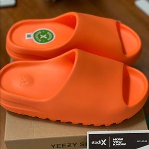 Enflamed yeezy slides